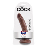 KING COCK - 7 DILDO CHOCOLATE 17.8 CM - 53Xshop