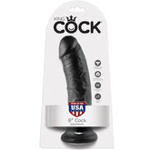 KING COCK - 8 DILDO BLACK 20.3 CM - 53Xshop