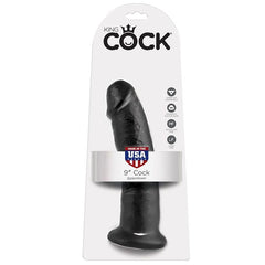 KING COCK - 9 DILDO BLACK 22.9 CM - 53Xshop