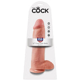 KING COCK - 12 DILDO FLESH WITH BALLS 30.48 CM - 53Xshop