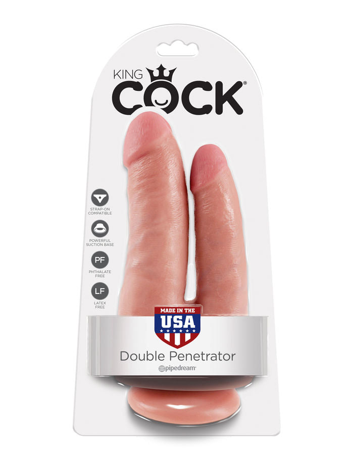 KING COCK - DOUBLE PENETRATOR FLESH - 53Xshop