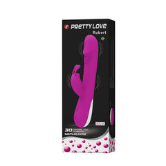PRETTY LOVE - FLIRTATION ROBERT VIBRATOR WITH CLITORIS STIMULATOR - 53Xshop
