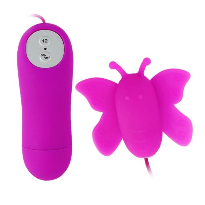 BAILE - LOVE EGGS BUTTERFLY CLITORIS STIMULATOR 12 SPEEDS LILAC REMOTE CONTROL - 53Xshop