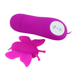 BAILE - LOVE EGGS BUTTERFLY CLITORIS STIMULATOR 12 SPEEDS LILAC REMOTE CONTROL - 53Xshop