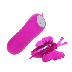 BAILE - CUTE SECRET BUTTERFLY STIMULATOR VIBRATOR 12V - 53Xshop
