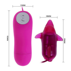 BAILE - CUTE SECRET DOLFIN VIBRATOR 12V - 53Xshop