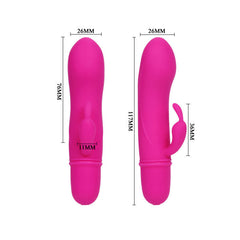 PRETTY LOVE - FLIRTATION VIBRATOR WITH RABBIT CAESAR - 53Xshop