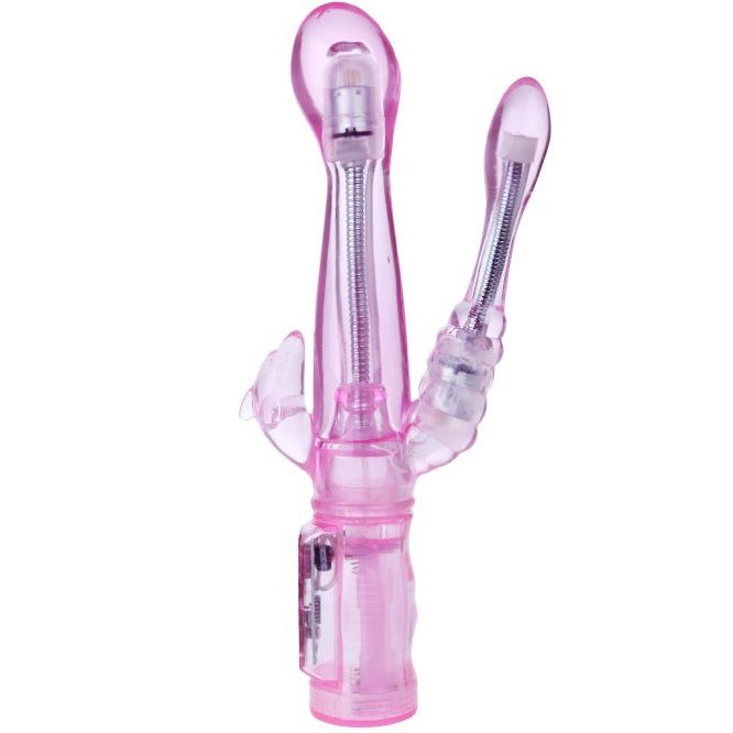BAILE - FLEXIBLE VIBRATOR WITH ANAL STIMULATOR - 53Xshop