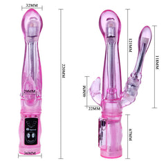 BAILE - FLEXIBLE VIBRATOR WITH ANAL STIMULATOR - 53Xshop