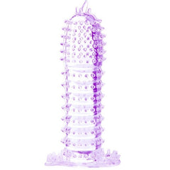 BAILE - PENIS SHEATH WITH STIMULATING POINTS PURPLE 14 CM - 53Xshop