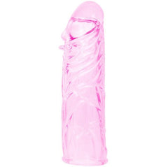 BAILE - PINK STIMULATING SILICONE PENIS COVER 13 CM - 53Xshop