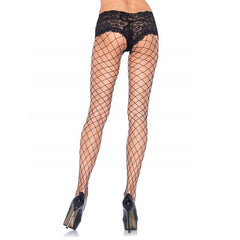 LEG AVENUE - NET PANTS WITH LACE SHORTS - 53Xshop