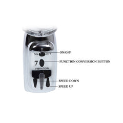 BAILE - AMOUR MISSILE TRANSPARENT ROTATOR 26.5 CM - 53Xshop