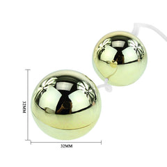 BAILE - GOLDEN CHINESE BALLS VIBRATOR - 53Xshop