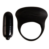 PRETTY LOVE - BERTRAM BLACK VIBRATOR RING - 53Xshop