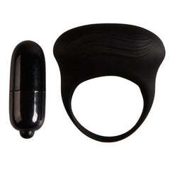 PRETTY LOVE - BERTRAM BLACK VIBRATOR RING - 53Xshop