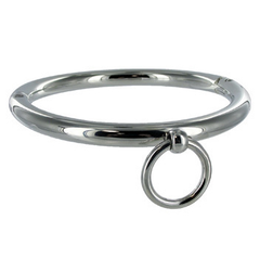 METAL HARD - BDSM NECKLACE WITH RING 10CM - 53Xshop