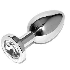 METAL HARD - ANAL PLUG DIAMOND TRANSPARENT SMALL 5.71CM - 53Xshop