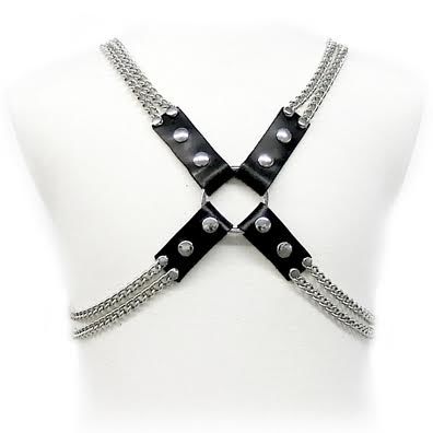 LEATHER BODY - CHAIN HARNESS - 53Xshop