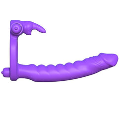 FANTASY C-RINGZ - SILICONE DOUBLE VIBRATOR RABBIT - 53Xshop