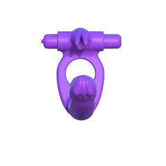 FANTASY C-RINGZ - SILICONE DOUBLE VIBRATOR RABBIT - 53Xshop