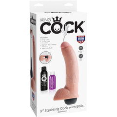 KING COCK - REALISTIC NATURAL EJACULATOR PENIS 22.86 CM - 53Xshop