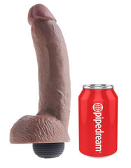 KING COCK - REALISTIC BROWN EJACULATOR PENIS 22.86 CM - 53Xshop