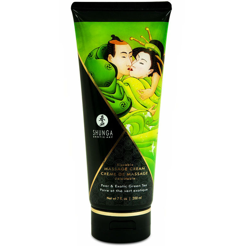 SHUNGA - PEAR & GREEN TEA MASSAGE CREAM 200 ML - 53Xshop