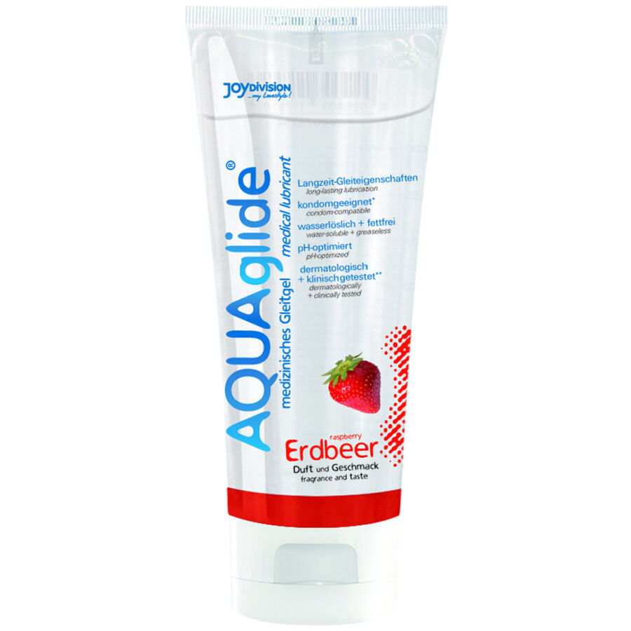 JOYDIVISION AQUAGLIDE - STRAWBERRY LUBRICANT 100 ML - 53Xshop