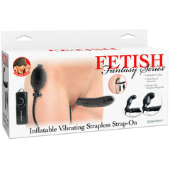 FETISH FANTASY SERIES INFLATABLE VIBRATING STRAPLESS STRAP-ON - 53Xshop