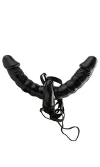 FETISH FANTASY SERIES - VIBRATING DOUBLE DELIGHT STRAP-ON. - 53Xshop