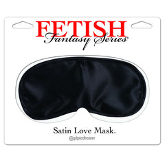 FETISH FANTASY SERIES - SATIN LOVE MASK BLACK - 53Xshop
