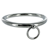 METAL HARD - BDSM NECKLACE WITH RING 18CM - 53Xshop