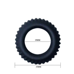 BAILE - TITAN COCKRING BLACK 1.9 CM - 53Xshop