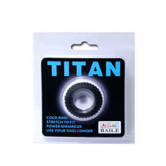 BAILE - TITAN COCKRING BLACK 1.9 CM - 53Xshop