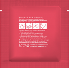 CONFORTEX - STRAWBERRY CONDOM 144 UNITS - 53Xshop