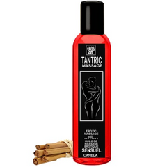 EROS-ART - NATURAL TANTRIC MASSAGE OIL AND APHRODISIAC CINNAMON 200 ML - 53Xshop