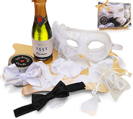 INEDIT - EROTIC KIT WHITE VENETIAN MASK - 53Xshop