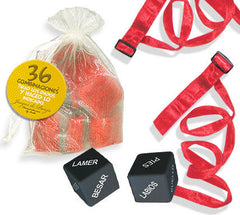 INEDIT - KIT BAG ORGANZA TIES RED - 53Xshop