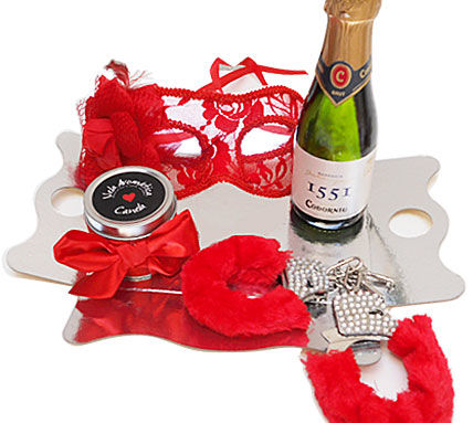 INEDIT - EROTIC KIT RED VENETIAN MASK - 53Xshop