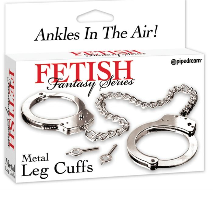 FETISH FANTASY SERIES - SERIES METAL LEG CUFFS - 53Xshop