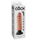 KING COCK - 15.24 CM VIBRATING COCK FLESH - 53Xshop