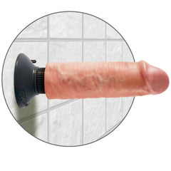 KING COCK - 15.24 CM VIBRATING COCK FLESH - 53Xshop