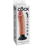 KING COCK - 20.32 CM VIBRATING COCK FLESH - 53Xshop