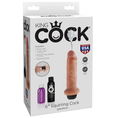 KING COCK - 15.24 CM SQUIRTING DILDO - 53Xshop