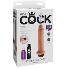 KING COCK - 17.8 CM SQUIRTING DILDO - 53Xshop