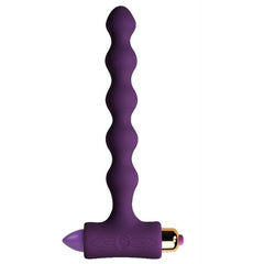 ROCKS-OFF - ANAL PLUG WITH VIBRATION AND RIVERLES PETITE SENSATIONS PEARLS - 53Xshop