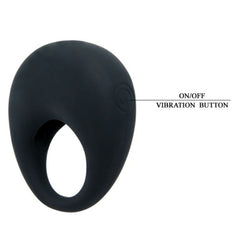 PRETTY LOVE - TRAP VIBRATOR RING BLACK - 53Xshop