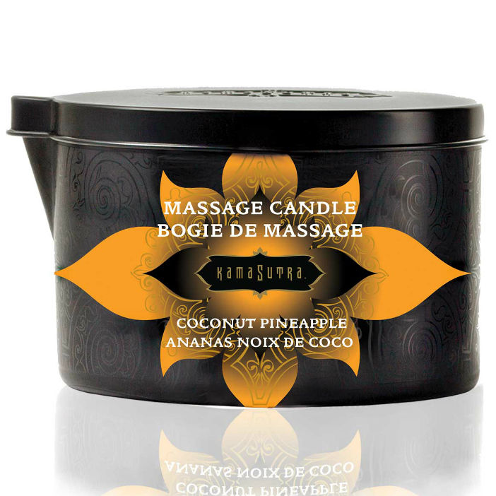 KAMASUTRA - COCONUT AND PINEAPPLE MASSAGE CANDLE 170GR - 53Xshop