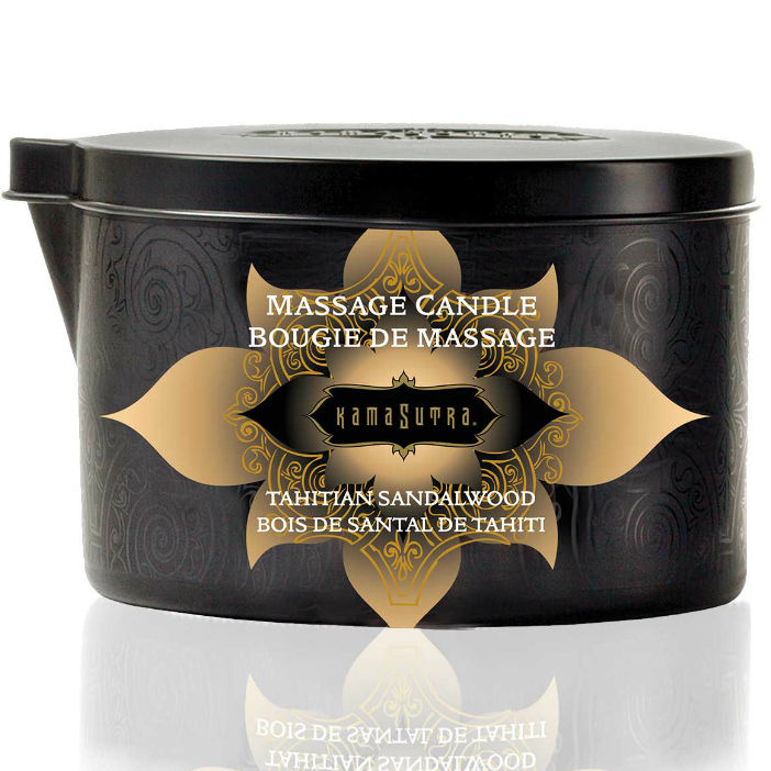 KAMASUTRA - VANILLA AND SANDALWOOD MASSAGE CANDLE 170 GR - 53Xshop